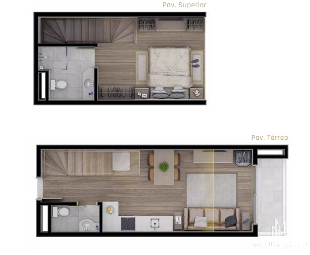 Apartamento Loft 1 quarto mobiliado no Centro de Canela: 10ª foto da galeria de imagens do imóvel