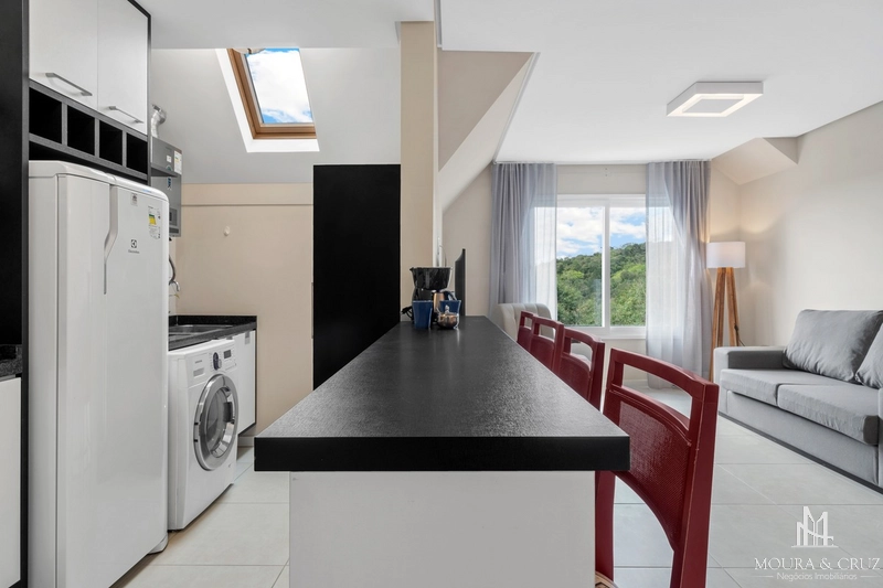 Apartamento Cobertura mobiliado 1 quarto em Gramado: 9ª foto da galeria de imagens do imóvel