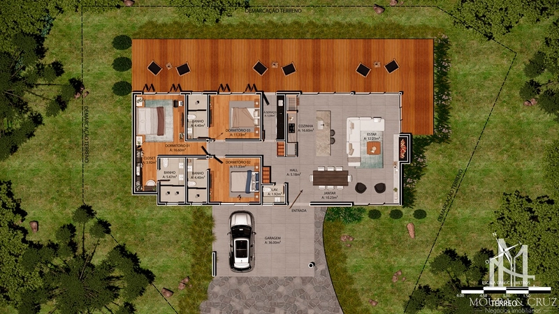 Casa 3 quartos no Cond. Vista do Centro em Canela: 10ª foto da galeria de imagens do imóvel