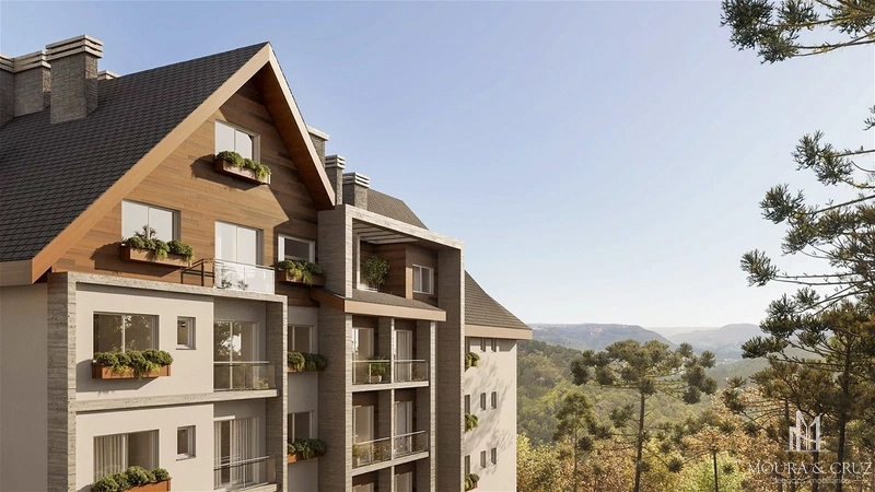 Apartamento 2 quartos em Gramado: 5ª foto da galeria de imagens do imóvel
