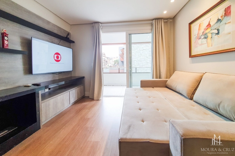Apartamento 1 quarto mobiliado no Centro de Gramado: 1ª foto da galeria de imagens do imóvel