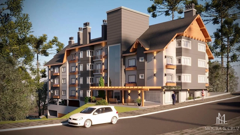 Apartamento 1 quarto em Gramado: 1ª foto da galeria de imagens do imóvel