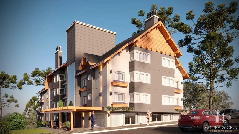 Apartamento 1 quarto em Gramado: 2ª foto da galeria de imagens do imóvel