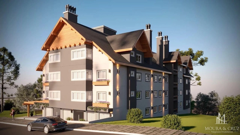 Apartamento 1 quarto em Gramado: 3ª foto da galeria de imagens do imóvel