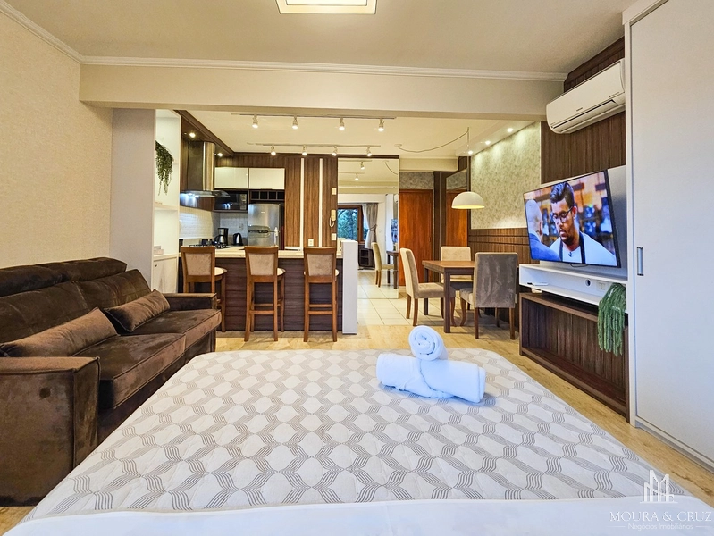 Apartamento Studio 1 quarto no Centro de Gramado: 3ª foto da galeria de imagens do imóvel