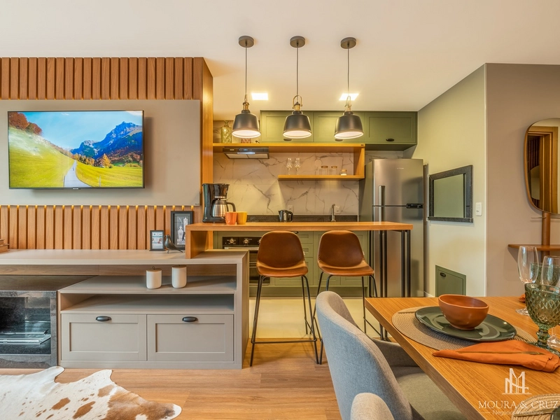 Apartamento mobiliado 1 quarto no Bavária em Gramado: 17ª foto da galeria de imagens do imóvel