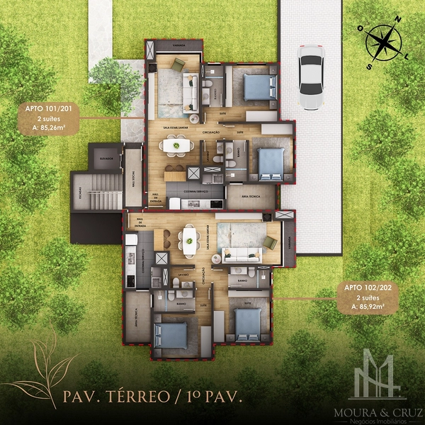 Apartamento com 2 quartos em Gramado: 12ª foto da galeria de imagens do imóvel