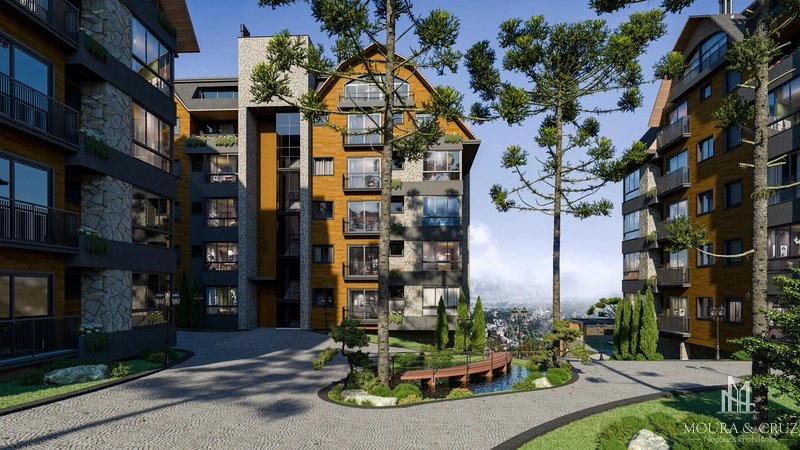 Apartamento 1 quarto no Bairro Planalto em Gramado: 5ª foto da galeria de imagens do imóvel