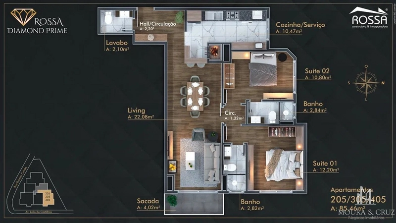Apartamento 2 quartos no Centro de Canela: 7ª foto da galeria de imagens do imóvel
