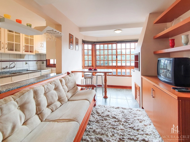 Apartamento Cobertura mobiliado 3 quartos no Centro de Gramado: 1ª foto da galeria de imagens do imóvel
