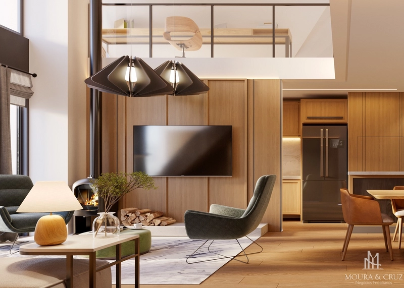 Apartamento cobertura duplex 3 quartos em Gramado: 3ª foto da galeria de imagens do imóvel