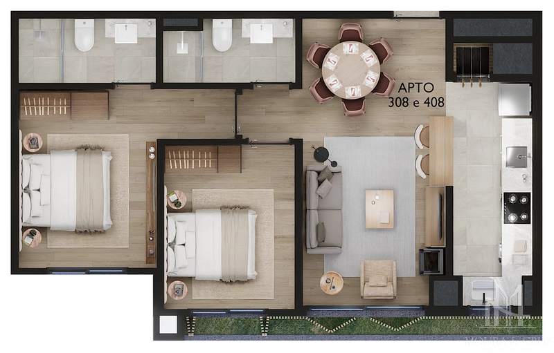 Apartamento 2 quartos no Centro de Canela: 20ª foto da galeria de imagens do imóvel