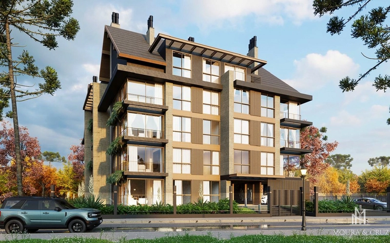 Apartamento 1 quarto em Gramado: 3ª foto da galeria de imagens do imóvel