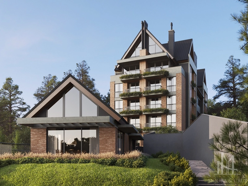 Apartamento Cobertura Duplex 3 quartos no Centro de Gramado: 1ª foto da galeria de imagens do imóvel