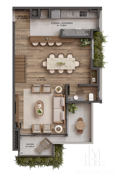 Apartamento Cobertura Duplex 3 quartos no Centro de Gramado: 9ª foto da galeria de imagens do imóvel