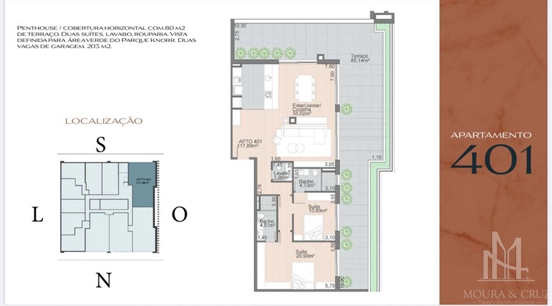 Apartamento Penthouse 2 quartos em Gramado: 12ª foto da galeria de imagens do imóvel