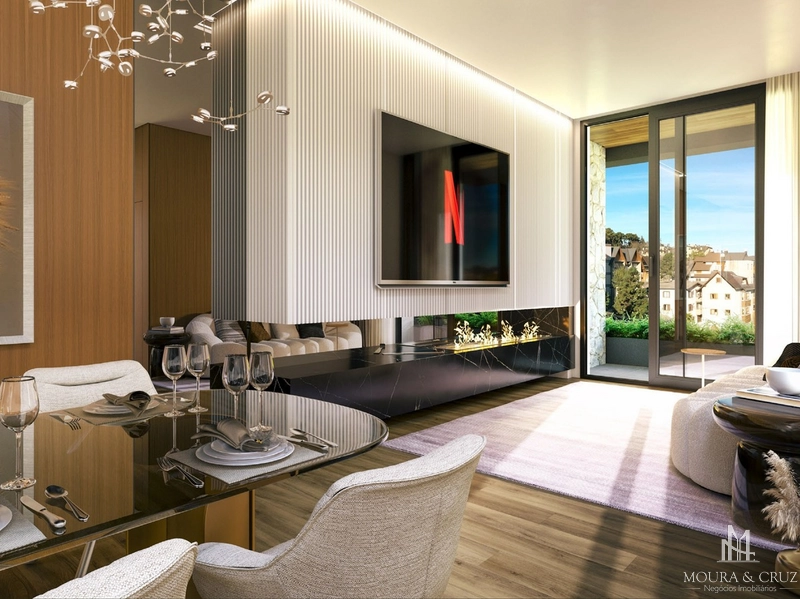 Apartamento 1 quarto no Centro de Gramado: 3ª foto da galeria de imagens do imóvel