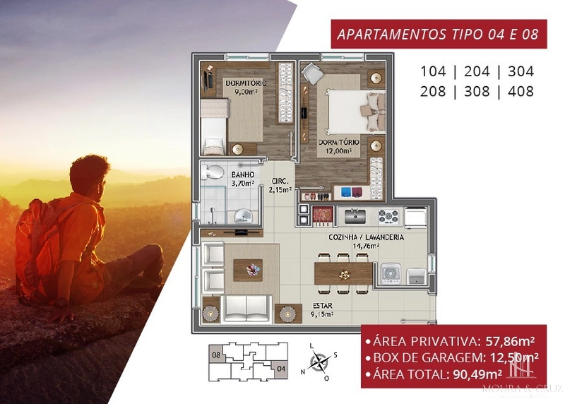 Apartamento 2 quartos em Gramado: 7ª foto da galeria de imagens do imóvel