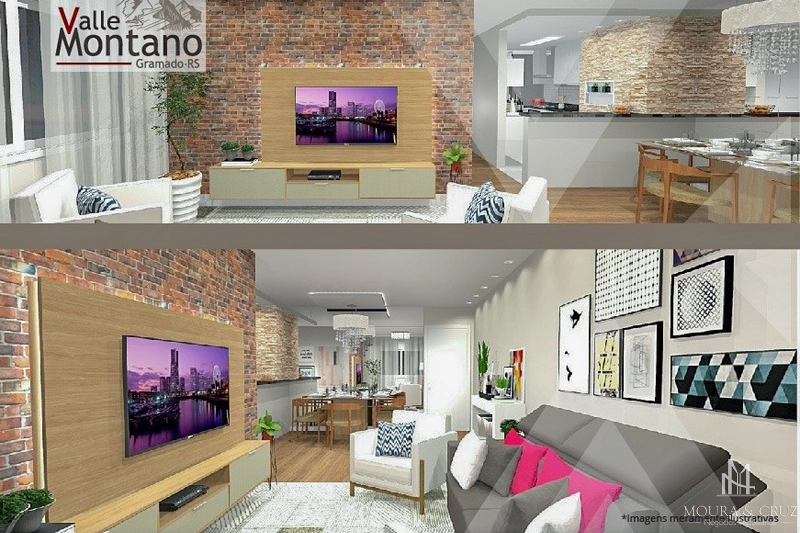 Apartamento 2 quartos em Gramado: 2ª foto da galeria de imagens do imóvel