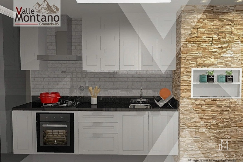 Apartamento 2 quartos em Gramado: 3ª foto da galeria de imagens do imóvel