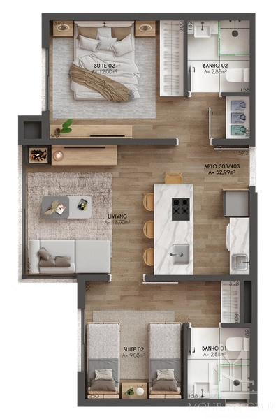 Apartamento 2 quartos no Centro de Canela: 19ª foto da galeria de imagens do imóvel