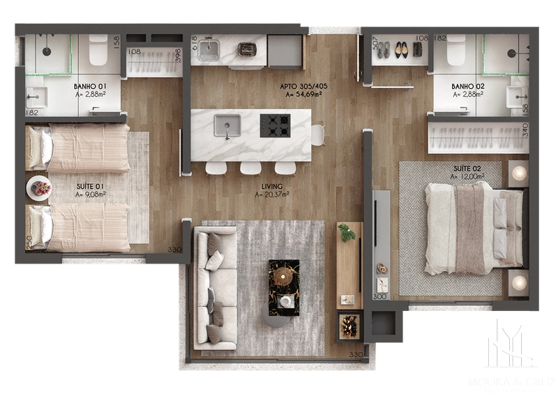 Apartamento 2 quartos no Centro de Canela: 19ª foto da galeria de imagens do imóvel