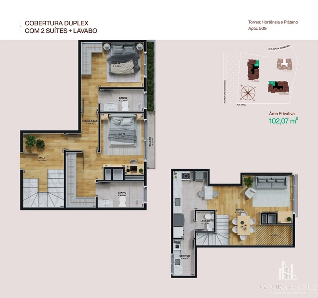 Cobertura duplex 2 quartos no Planalto em Gramado: 21ª foto da galeria de imagens do imóvel