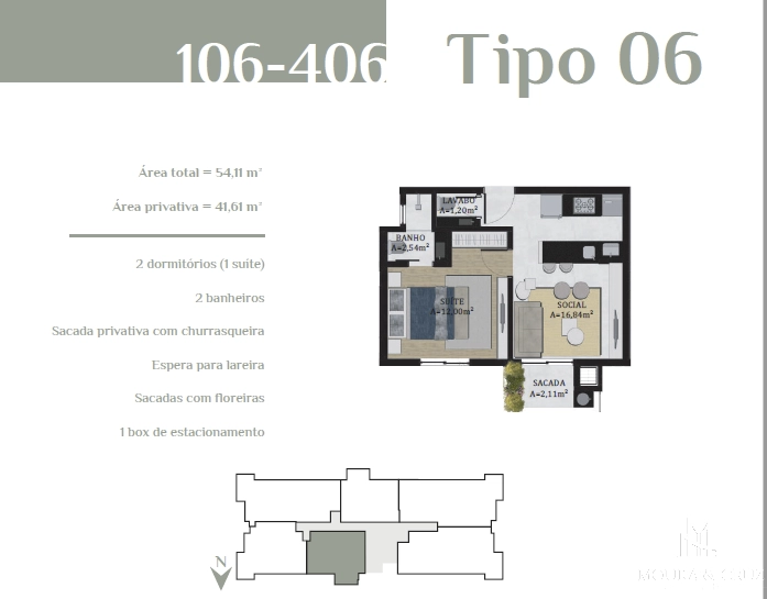 Apartamento 1 quarto no Centro de Canela: 11ª foto da galeria de imagens do imóvel