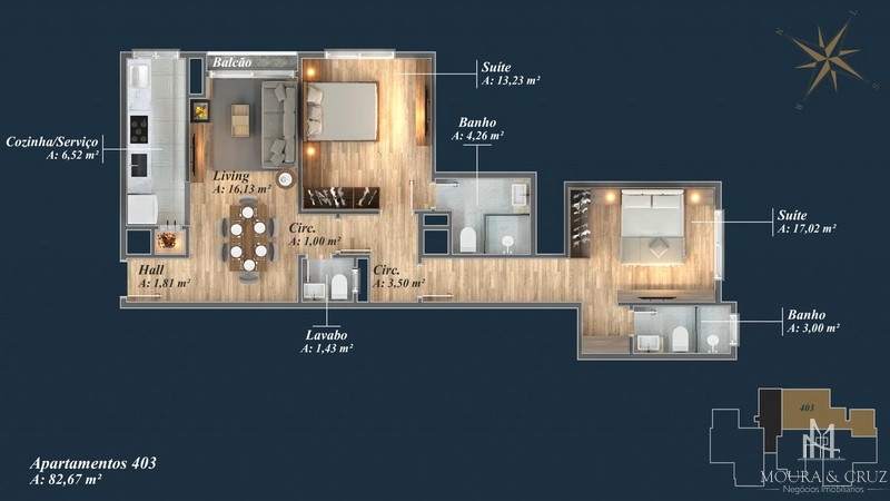 Apartamento 1 quarto no bairro Av. Central em Gramado: 12ª foto da galeria de imagens do imóvel