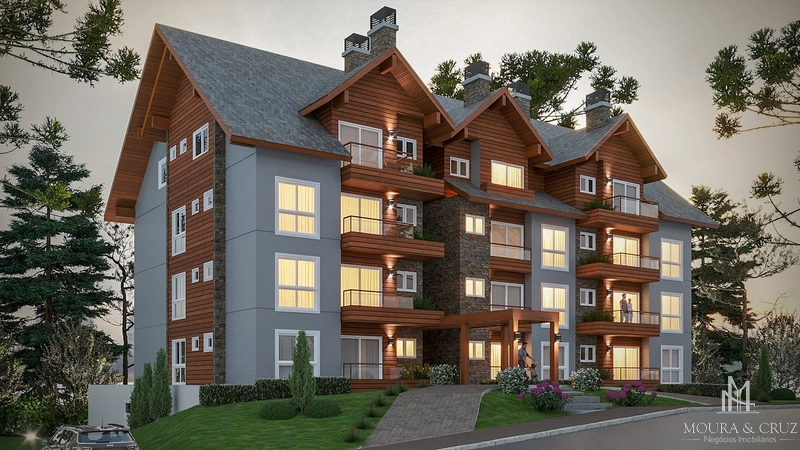 Apartamento 1 quarto no bairro Av. Central em Gramado: 1ª foto da galeria de imagens do imóvel