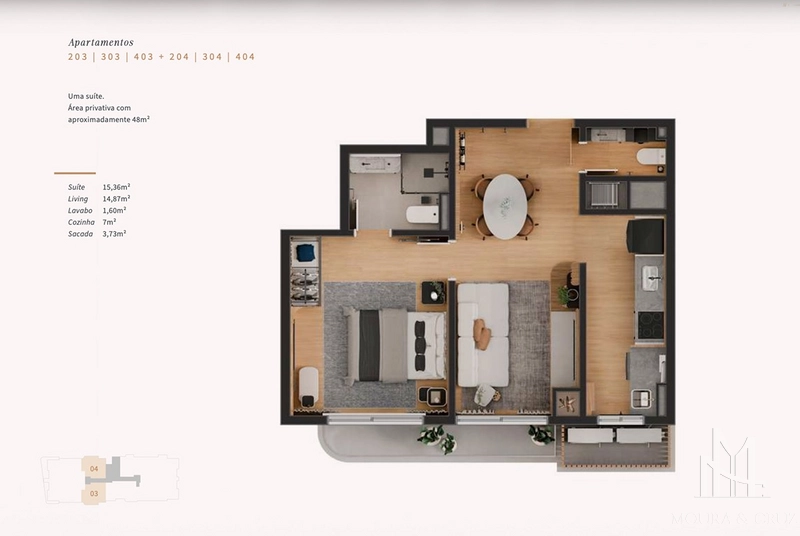 Apartamento 1 quarto no Centro de Canela: 16ª foto da galeria de imagens do imóvel