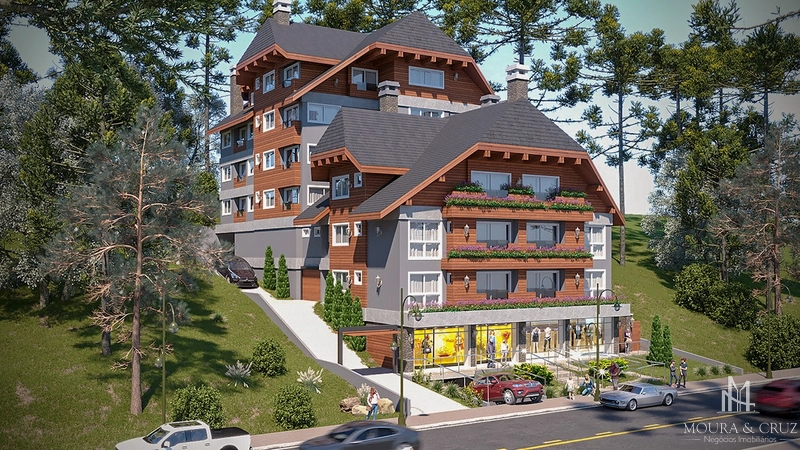 Apartamento 2 quartos no Centro de Gramado: 1ª foto da galeria de imagens do imóvel