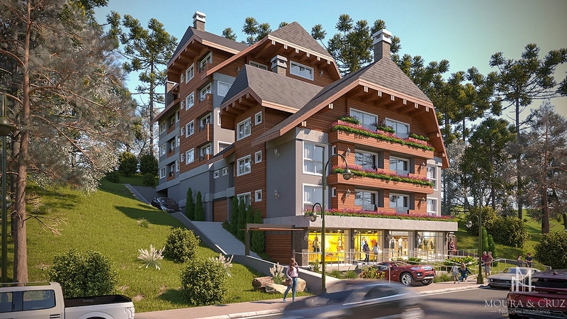 Apartamento 2 quartos no Centro de Gramado: 3ª foto da galeria de imagens do imóvel