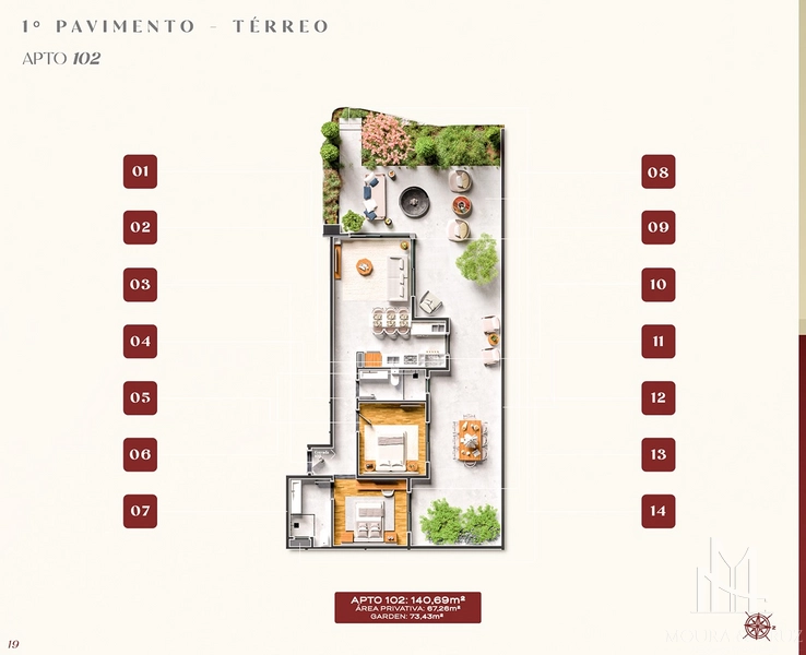 Apartamento garden 2 quartos no Centro de Gramado: 15ª foto da galeria de imagens do imóvel