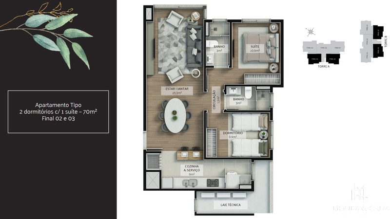 Apartamento 2 quartos no Centro de Gramado: 11ª foto da galeria de imagens do imóvel