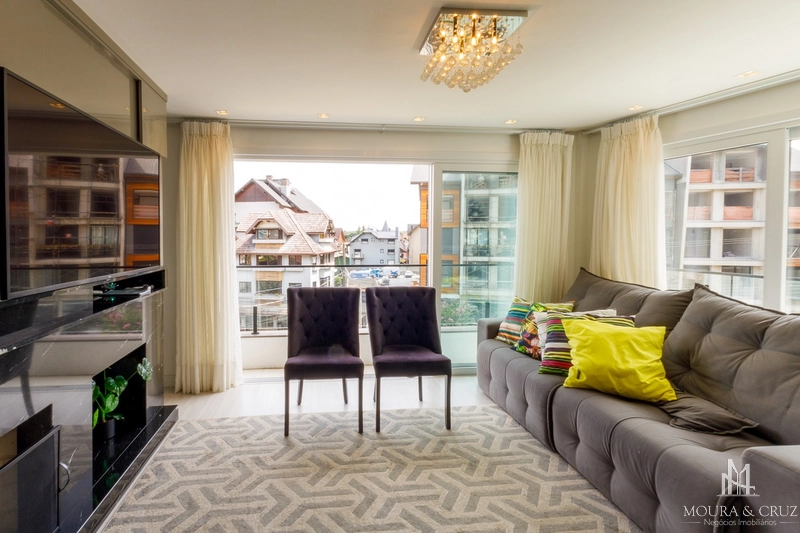 Apartamento 2 quartos mobiliado no Centro de Gramado: 2ª foto da galeria de imagens do imóvel