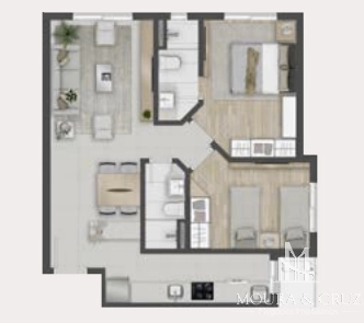 Apartamento 2 quartos no bairro Floresta em Gramado: 3ª foto da galeria de imagens do imóvel