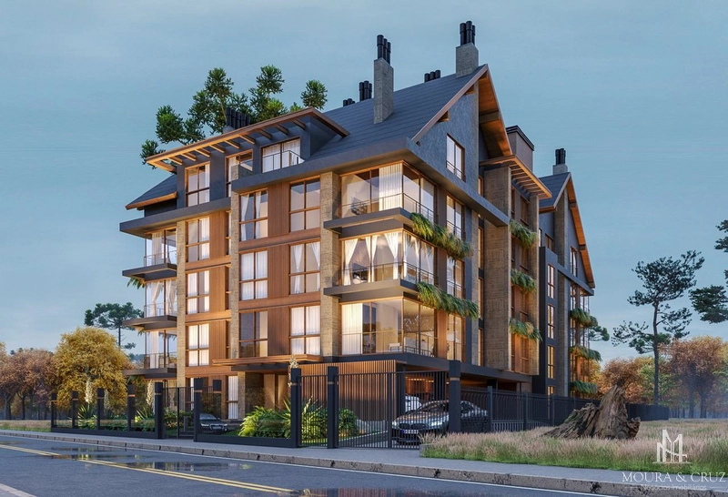 Apartamento 2 quartos em Gramado: 2ª foto da galeria de imagens do imóvel