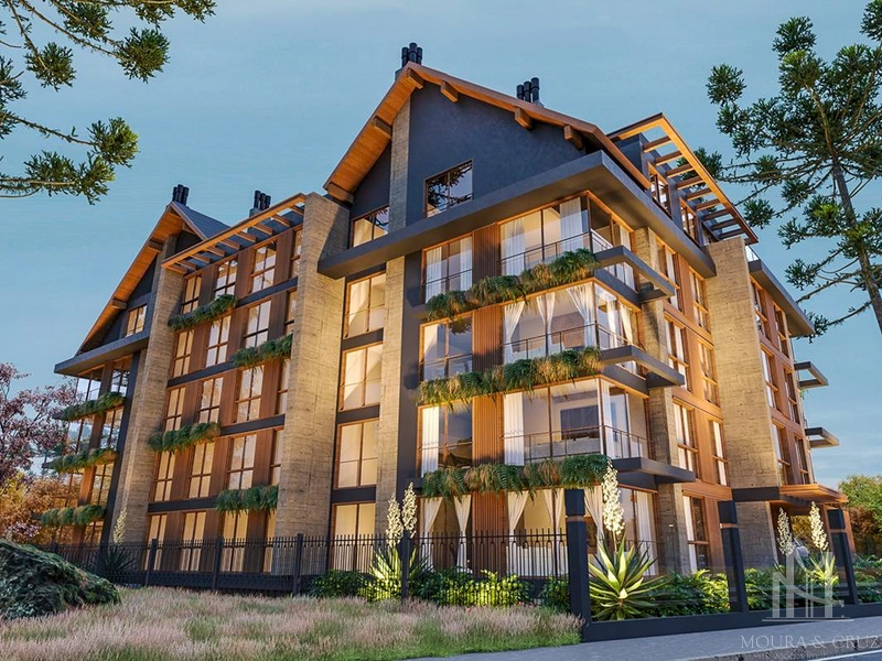 Apartamento 2 quartos em Gramado: 3ª foto da galeria de imagens do imóvel