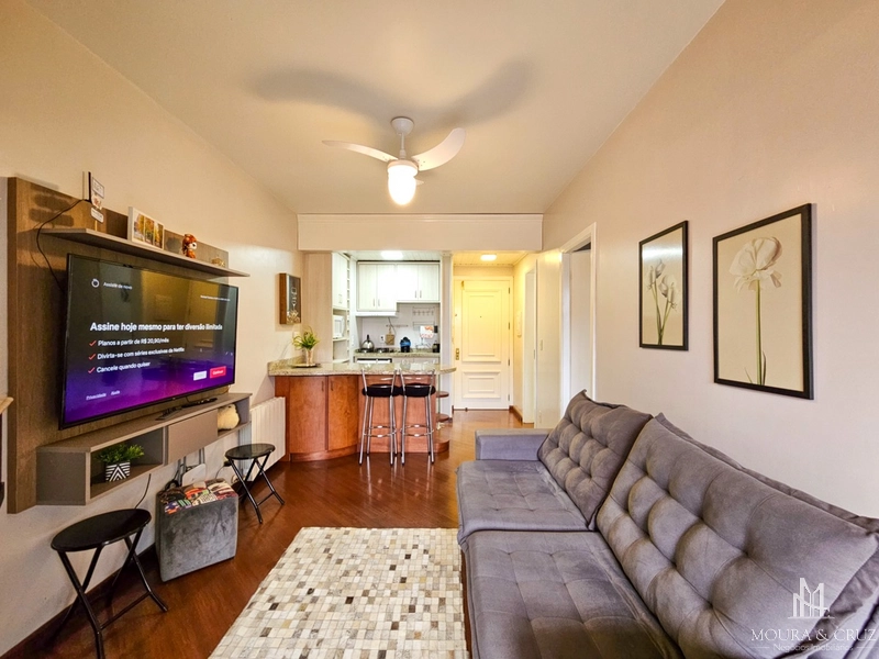 Apartamento 1 quarto mobiliado no centro de Gramado: 3ª foto da galeria de imagens do imóvel