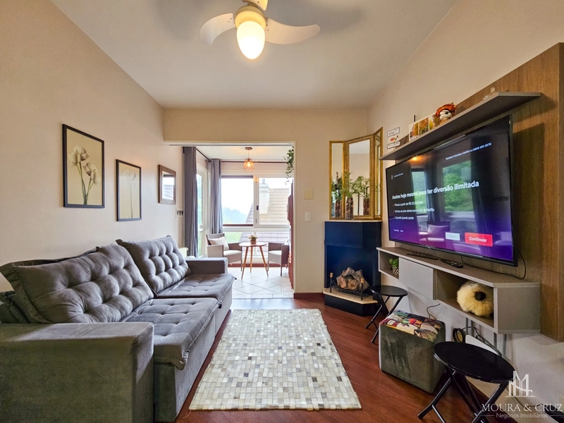 Apartamento 1 quarto mobiliado no centro de Gramado: 1ª foto da galeria de imagens do imóvel
