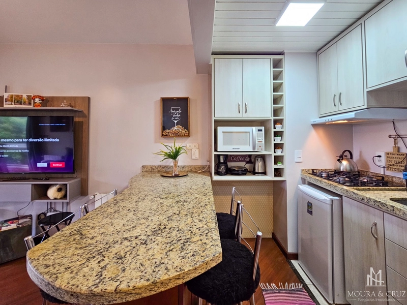 Apartamento 1 quarto mobiliado no centro de Gramado: 5ª foto da galeria de imagens do imóvel