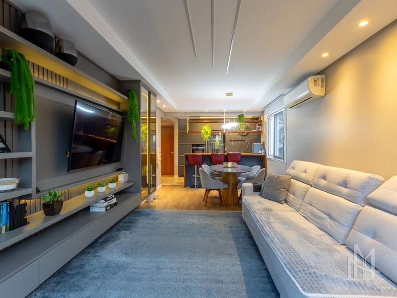 Apartamento 2 quartos mobiliado em Gramado: 3ª foto da galeria de imagens do imóvel