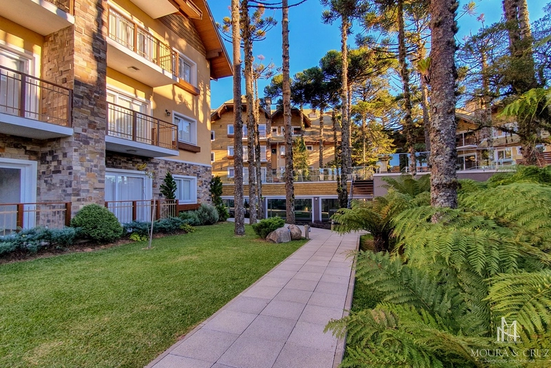 Apartamento 1 quarto semi mobiliado em Gramado: 3ª foto da galeria de imagens do imóvel