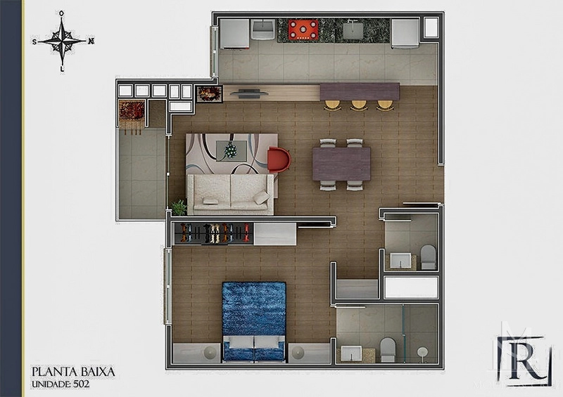 Apartamento Cobertura 1 quarto no Centro de Canela: 12ª foto da galeria de imagens do imóvel