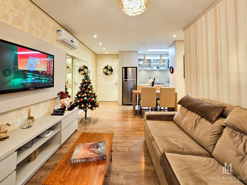 Apartamento 1 quarto mobiliado no centro de Gramado: 3ª foto da galeria de imagens do imóvel