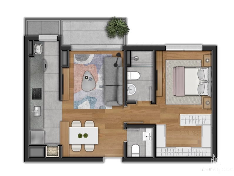 Apartamento 1 quarto no Centro de Canela: 15ª foto da galeria de imagens do imóvel