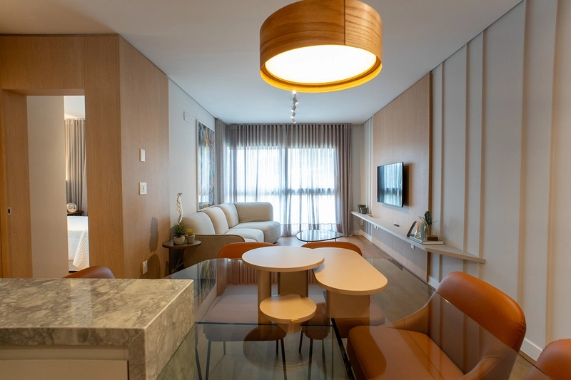 Apartamento 2 quartos mobiliado em Gramado: 3ª foto da galeria de imagens do imóvel