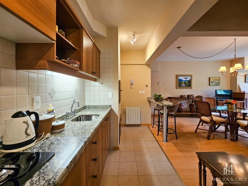 Apartamento 1 quarto mobiliado no Planalto em Gramado: 10ª foto da galeria de imagens do imóvel