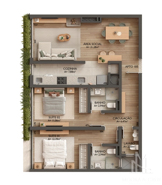 Apartamento 2 quartos no Planalto em Gramado: 21ª foto da galeria de imagens do imóvel